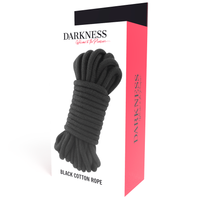 Thumbnail for Cordone BDSM in cotone Black - Gioco di Dominazione Sicuro
