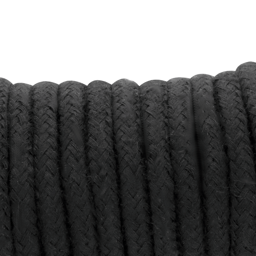 Cordone BDSM in cotone Black - Gioco di Dominazione Sicuro