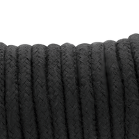 Thumbnail for Cordone BDSM in cotone Black - Gioco di Dominazione Sicuro