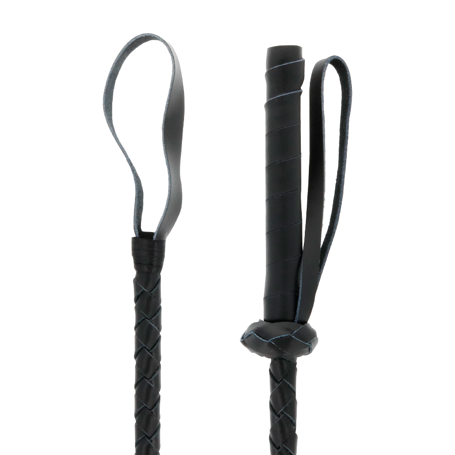 Frusta BDSM in Pelle di Lusso da 60 cm per Dominanza e Sottomissione
