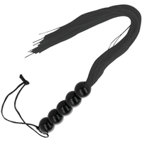 Thumbnail for Frusta bondage Darkness in nero con impugnatura ergonomica 45 cm