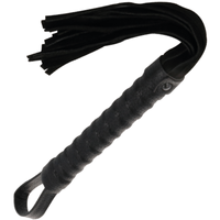 Thumbnail for Collezione Darkness: Elegante Frusta Bondage Nera per BDSM
