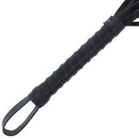 Thumbnail for Collezione Darkness: Elegante Frusta Bondage Nera per BDSM