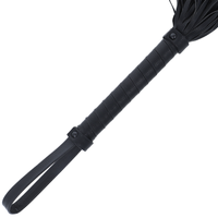 Thumbnail for Frusta bondage Darkness in Nero - Elegante giocattolo BDSM per adulti
