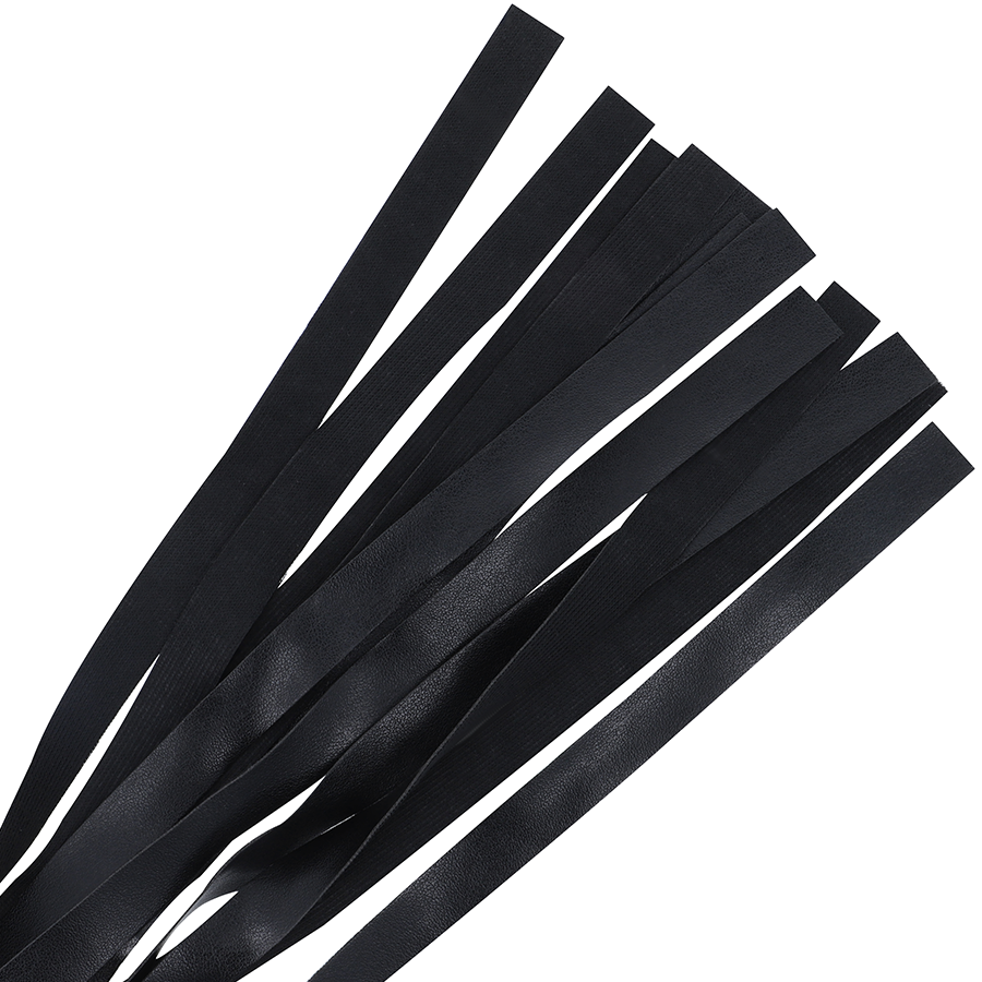 Frusta BDSM Elegante Nero Darkness per Giochi di Seduzione e Bondage