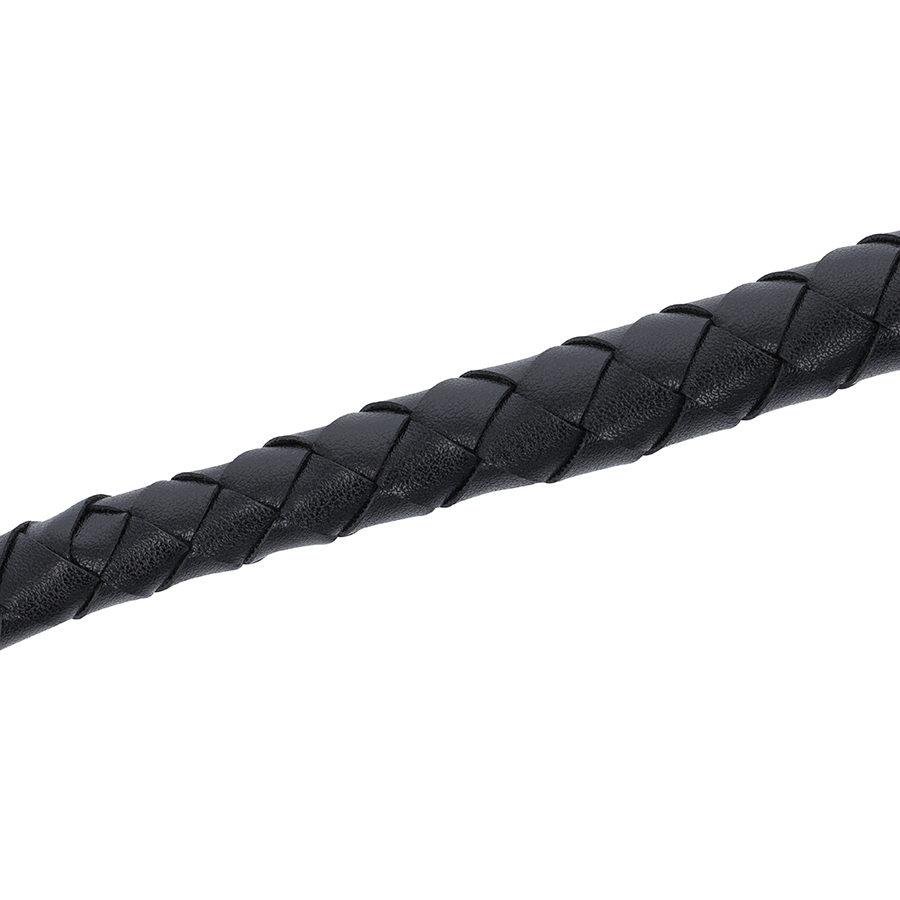 Frusta bondage Darkness in nero elegante per giochi BDSM e fetish