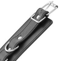 Thumbnail for Polsini regolabili in PVC nero per caviglia e mano, eleganti e robusti
