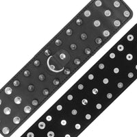 Thumbnail for Polsini regolabili in metallo nero per BDSM e giochi avanzati