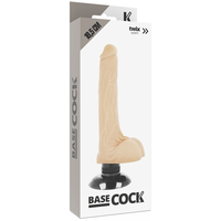 Thumbnail for Dildo Vibrante Realistico BASECOCK con Base a Ventosa e Funzioni Regolabili