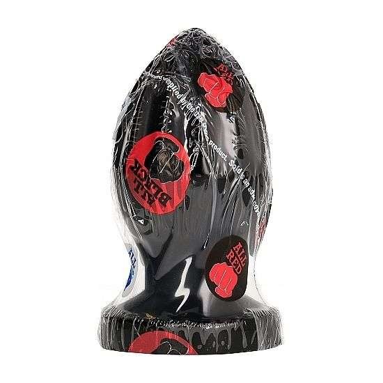 Buttplug All Black con Scanlature Profonde e Materiale Sicuro