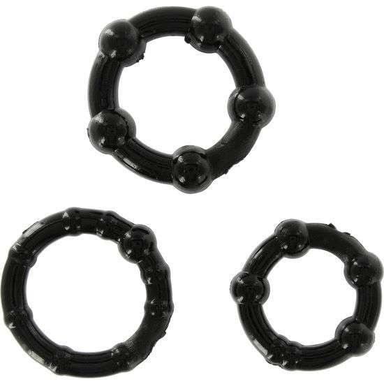 Kit di Anelli Fallici in Silicone per Erezione Vigorosa e Duratura