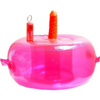Thumbnail for Sedia Gonfiabile Vibrante Rosa con Vibratore Integrato per Piacere