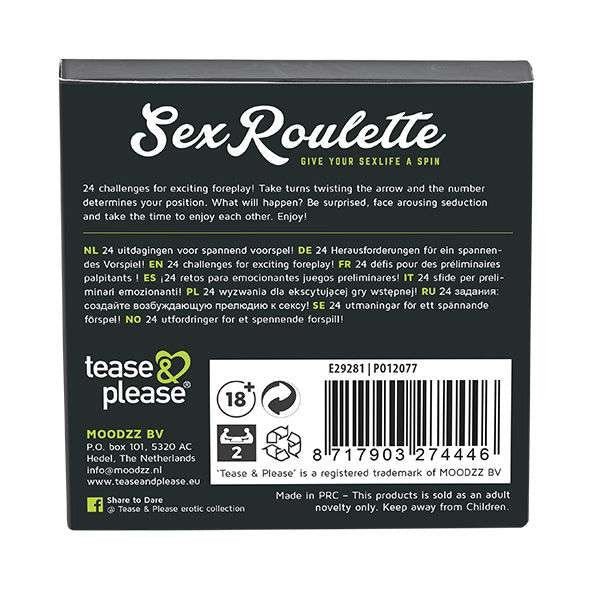 Gioco Erotico Sex Roulette: 24 Sfide Piccanti per Risvegliare il Desiderio