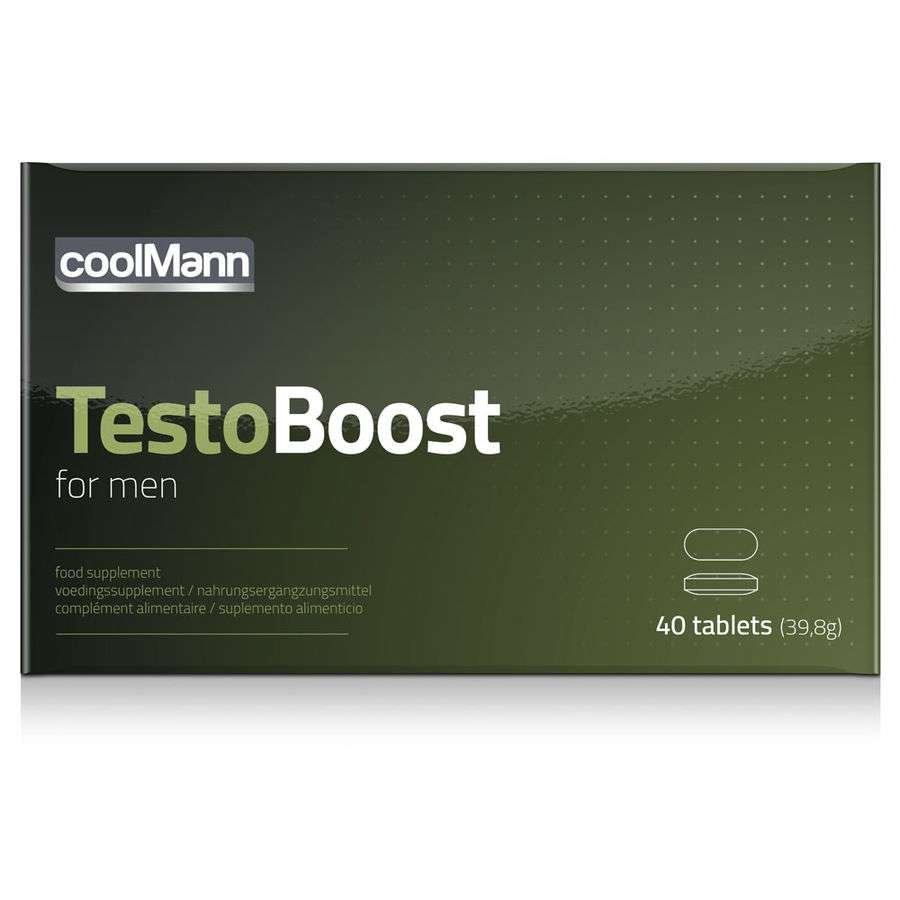 Cool Mann Testoboost con Tribulus per Energia e Vita Sessuale