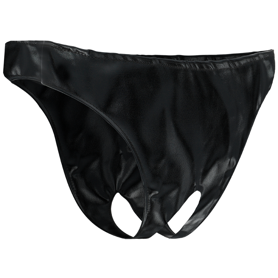 Mutandine aperte unisex in materiale sicuro per il BDSM e fetish