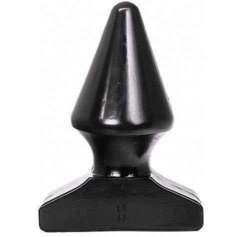 Plug Anale All Black Cono Impermeabile per Piacere e Stretching