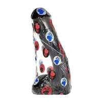 Thumbnail for Dildo Realistico All Black con Trama Ondulata per Piaceri Anali