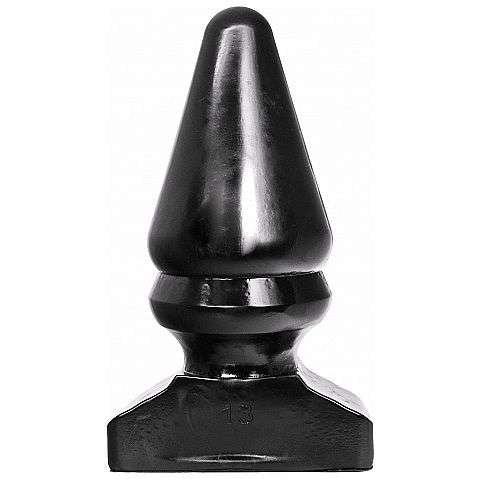 Plug Anale con Forma a Cono All Black – Piacere e Stretching