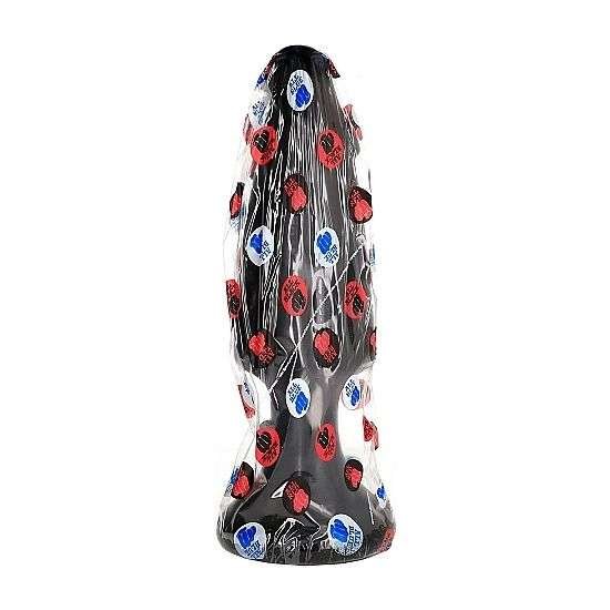 Tappo Anale All Black Realistico per Principianti, 35 x9 cm