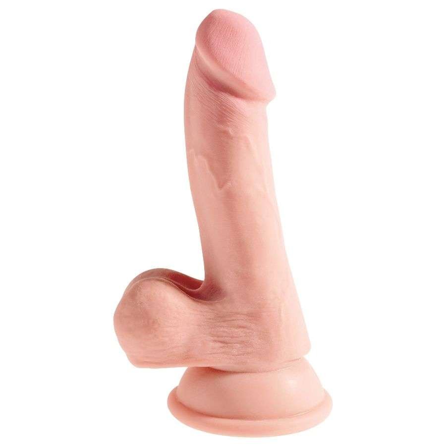Dildo Realistico King Cock Plus Triple Density con Ventosa e Formula Aggiornata