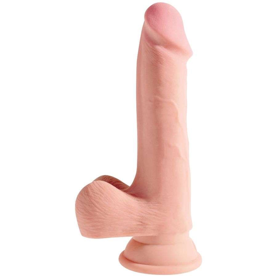 Dildo Realistico King Cock Plus Triple Density con Ventosa