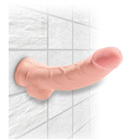 Thumbnail for Dildo Realistico King Cock Plus Triple Density con Ventosa