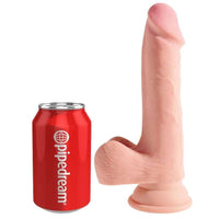 Thumbnail for Dildo Realistico King Cock Plus Triple Density con Ventosa