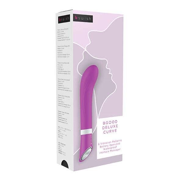 Massaggiatore Bgood Deluxe Curve impermeabile con 6 funzioni in silicone