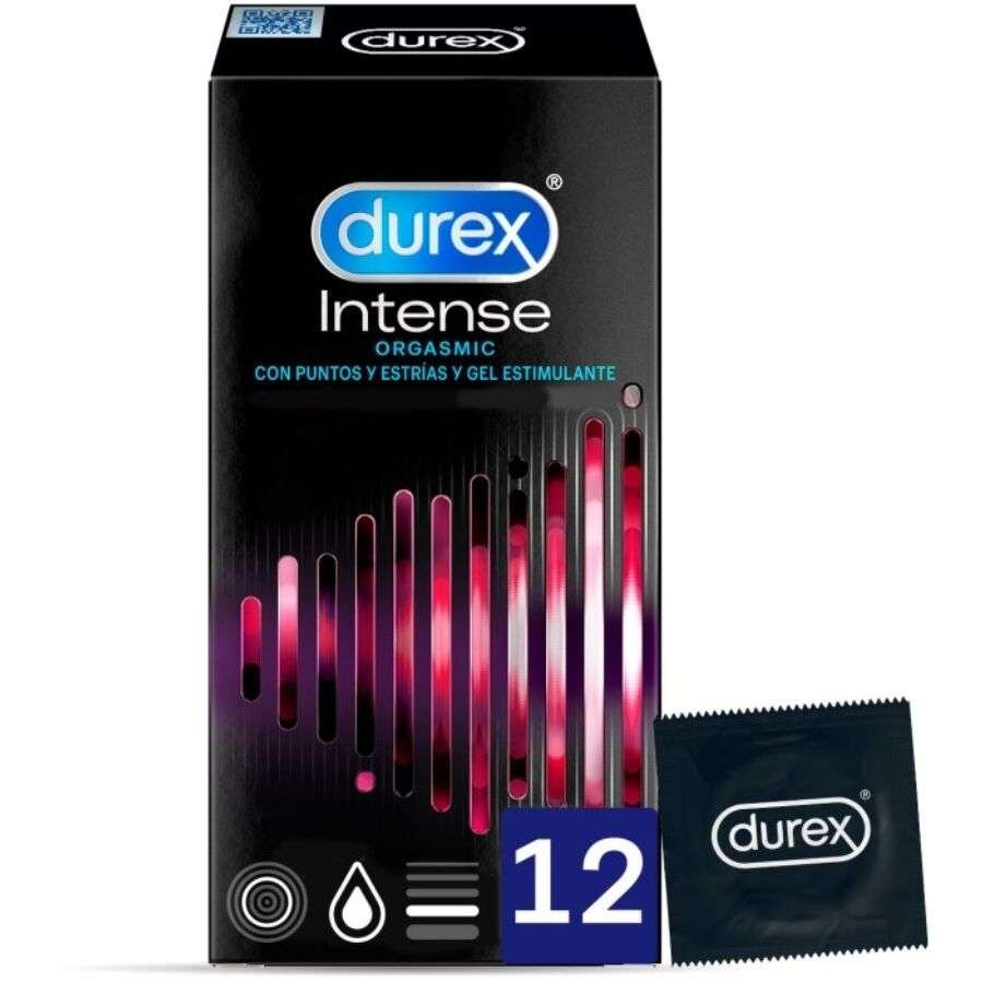 Preservativi Durex Intense Orgasmic con Effetto Freschezza - 12 pz