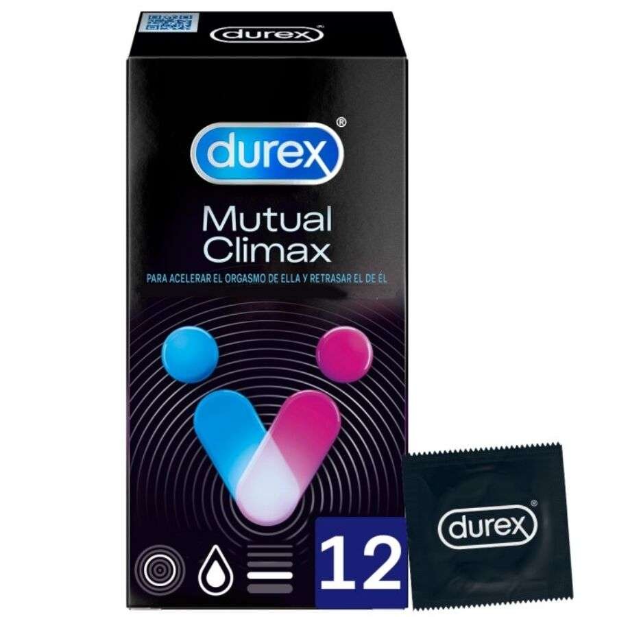 Preservativi Durex Mutual Climax con Punti e Benzocaina 12 pz