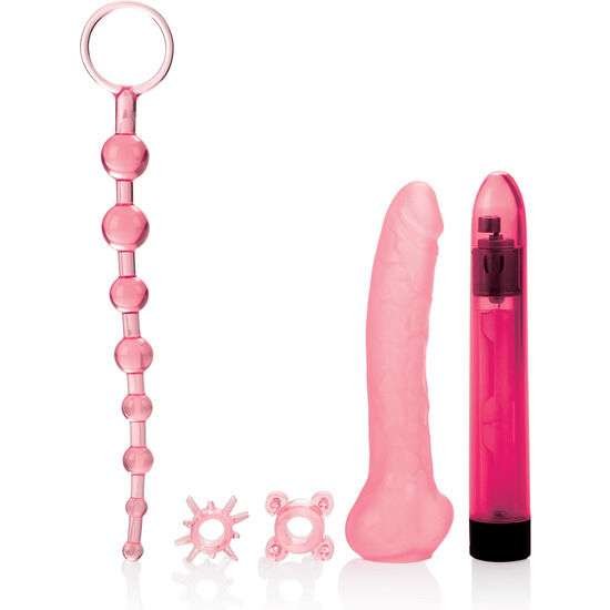Kit Intimo Lovers con Massaggiatore, Guaina e Accessori Piccanti