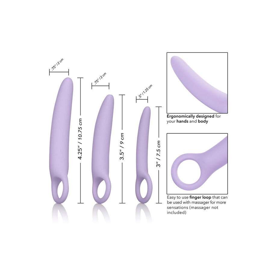 Dilatatori in silicone per esercizi progressivi e comfort vaginale