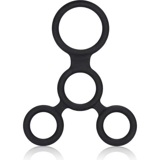 Anello elastico con supporto e stimolazione per orgasmo intenso