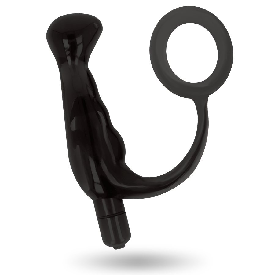 Massaggiatore anale uomo con stimolatore del punto G e silicone medicale