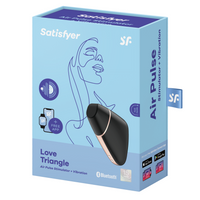 Thumbnail for Triangolo d'Amore Nero Satisfyer Connect: Vibrazioni e App Premium
