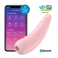 Thumbnail for Vibratore a Onde di Pressione Curvy 2+ con App, Silicone Waterproof