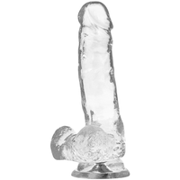 Thumbnail for Dildo Trasparente Realistico X Ray Clear con Asse Flessibile e Vene