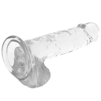 Thumbnail for Dildo Trasparente Realistico X Ray Clear con Asse Flessibile e Vene