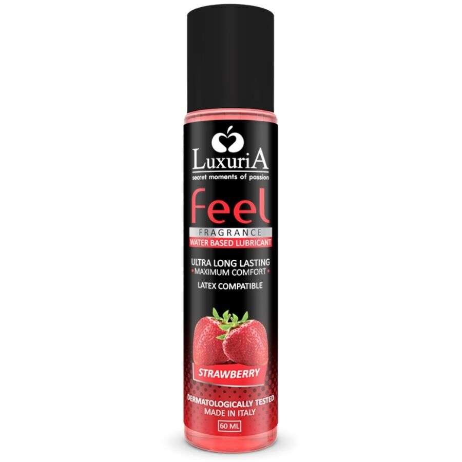 Lubrificante Intimo Naturale Fragranza Fragola 60 ml, Sicuro e Dermatologico