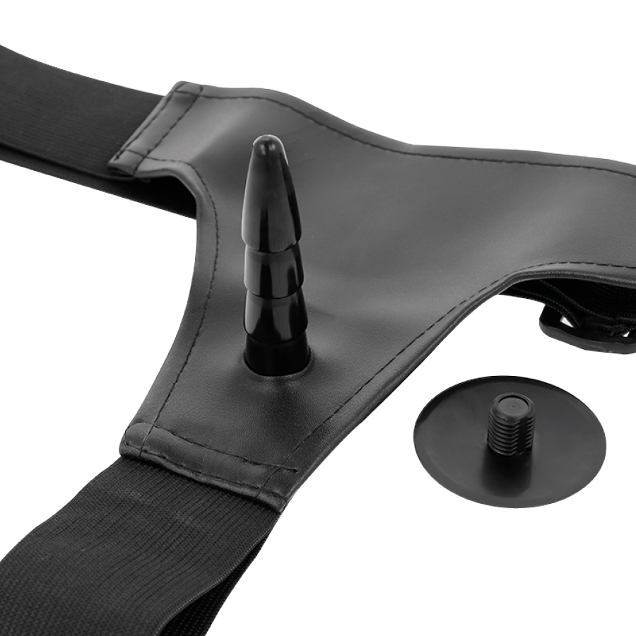 Imbracatura Vibrante Harness Attraction con Rabbit e Sistema Intercambiabile