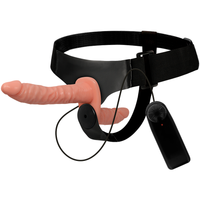 Thumbnail for Imbracatura duale per coppie con dildo intercambiabile e stimolazione clitoridea