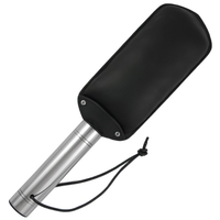 Thumbnail for Paletta professionale in pelle e acciaio inossidabile, 45 cm, resistente agli schizzi