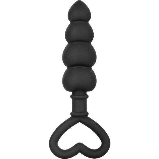 Tappo Anale Flessibile con Anello a Cuore per Stimolazione Intensa
