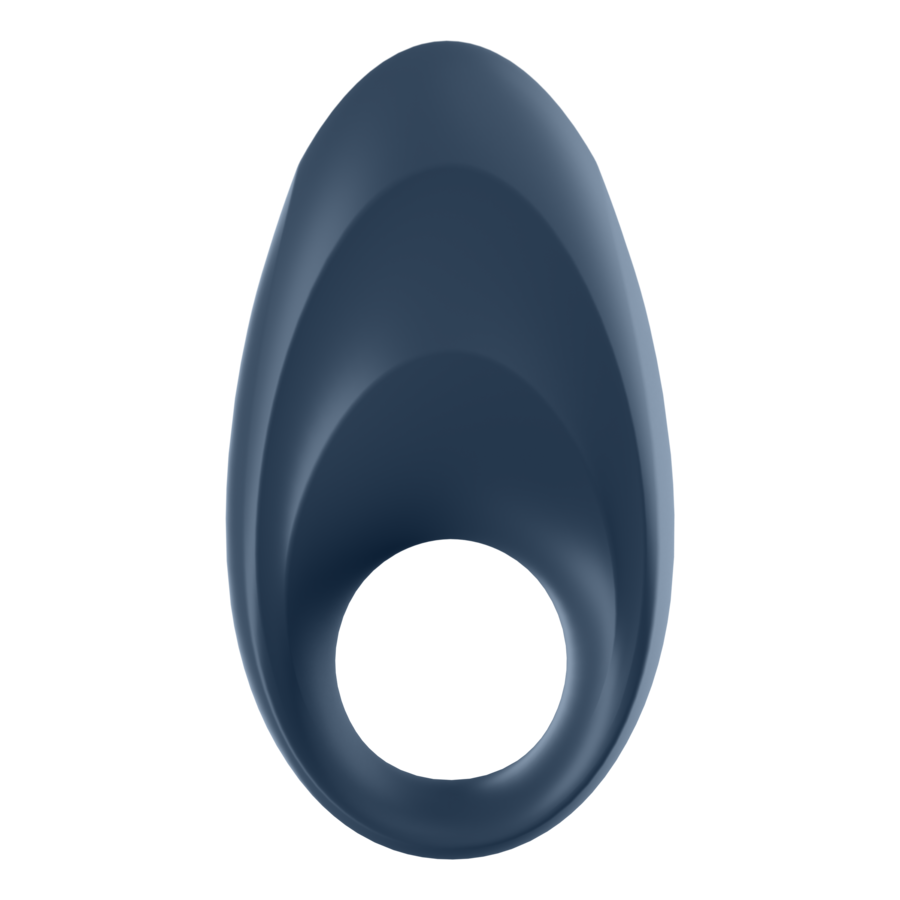 Anello fallico smart in silicone con vibrazioni e app Satisfyer Connect. Anello vibrante waterproof con controllo via Bluetooth. Personalizzabile, morbido e regolabile, offre modalità multiple e design ergonomico in silicone medico per piacere e comfort
