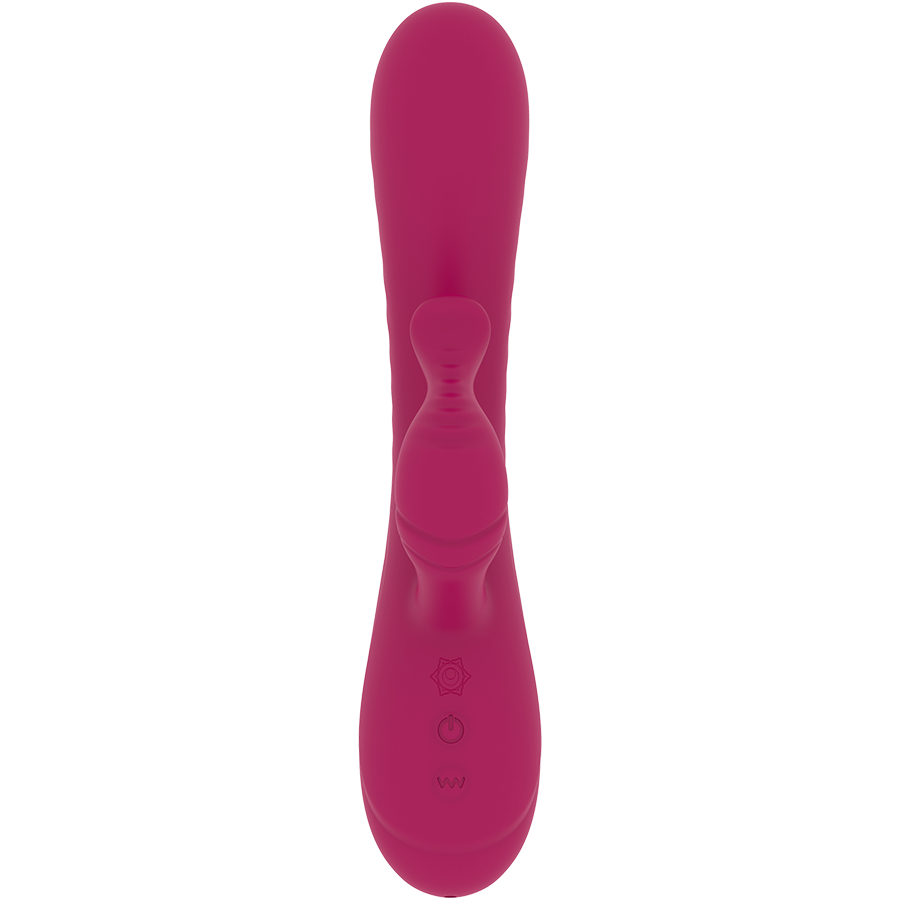 Vibratore Duale Silicone Medico con Stimolatori Clitoride e Punto G