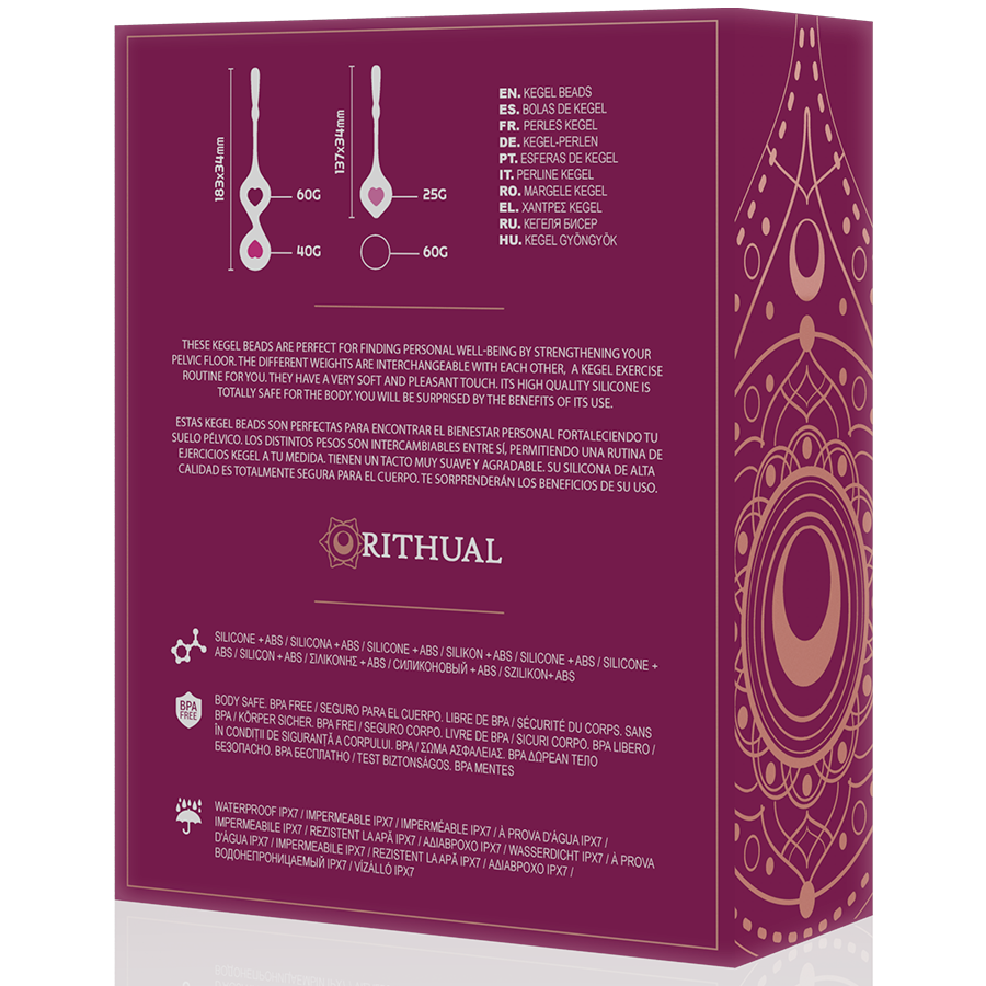 Kit di Allenamento Pavimento Pelvico Deva Rithual con Palline Silicone