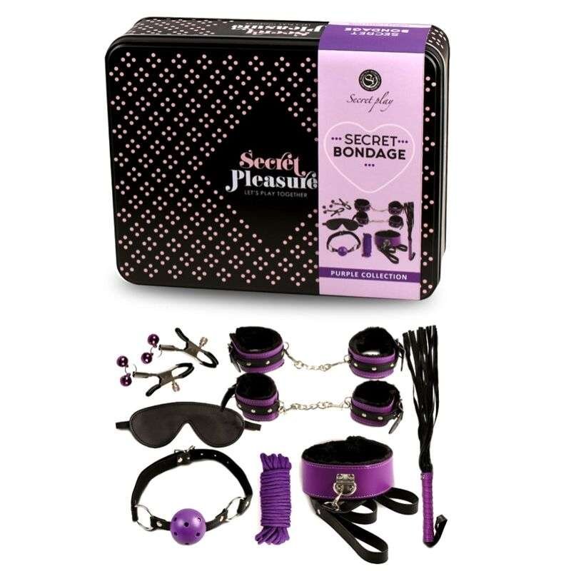 Set Bondage in Pelle Sintetica Nero per Esperienze BDSM Complete