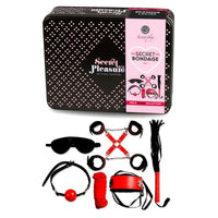 Thumbnail for Set BDSM in pelle sintetica nero: kit completo per principianti e esperti