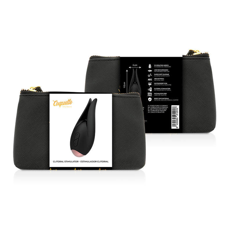 Stimolatore Clitorideo Ricaricabile Coquette® con Vibrazioni Potenti