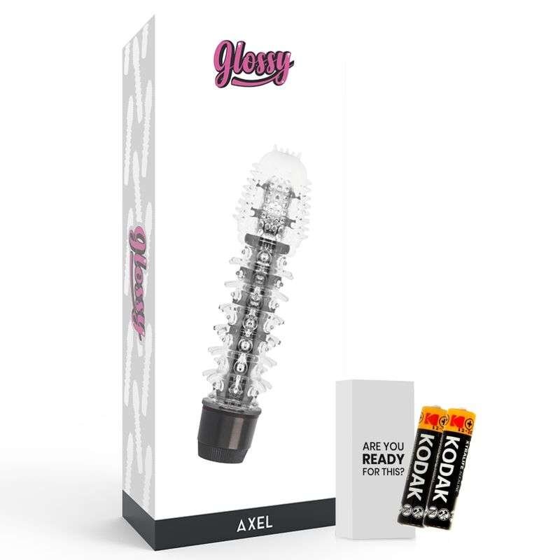 Vibratore Jelly Axel Impermeabile con Vibrazioni Potenti e Forma Ergonomica